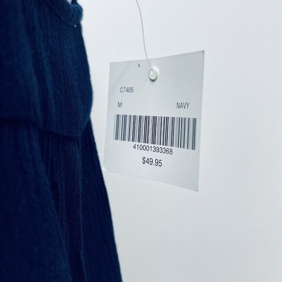 Altar’D State Top Size M Women’s Embroidered Sleeveless Blue New - Picture 4 of 11